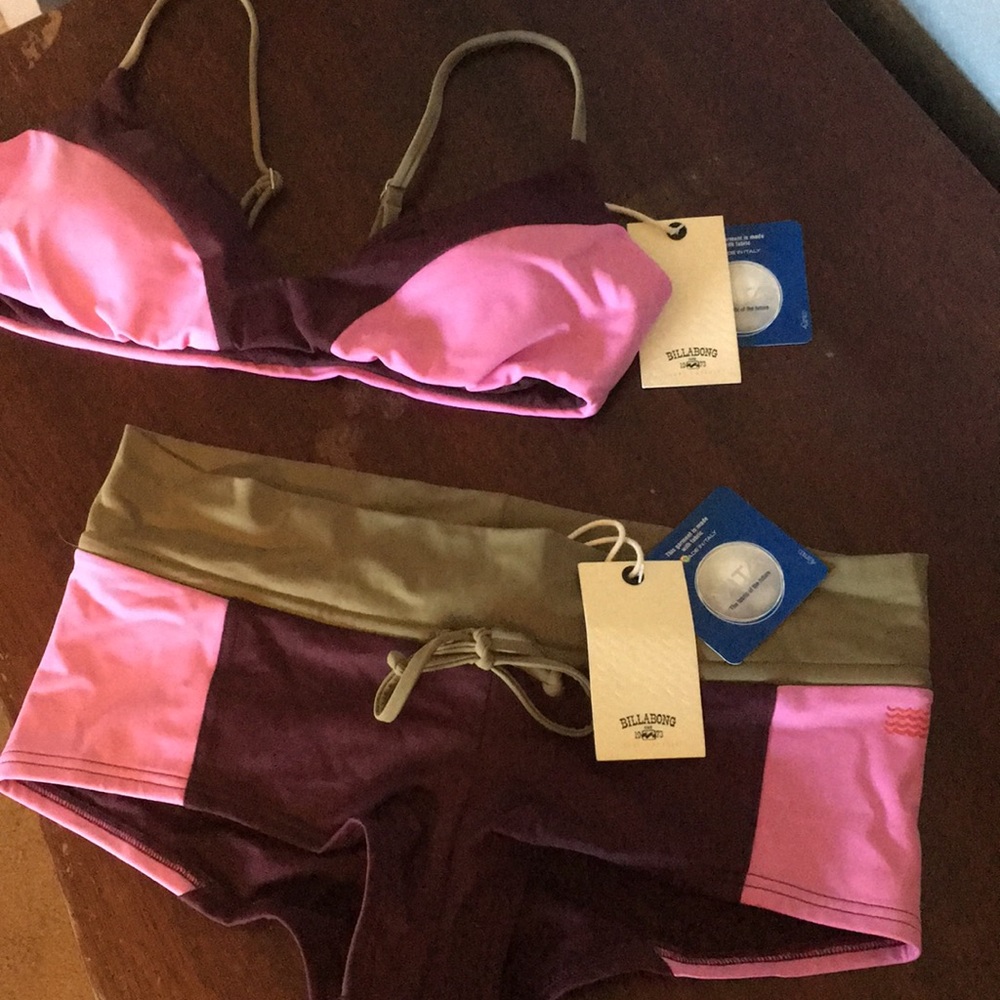 Billabong color block bikini